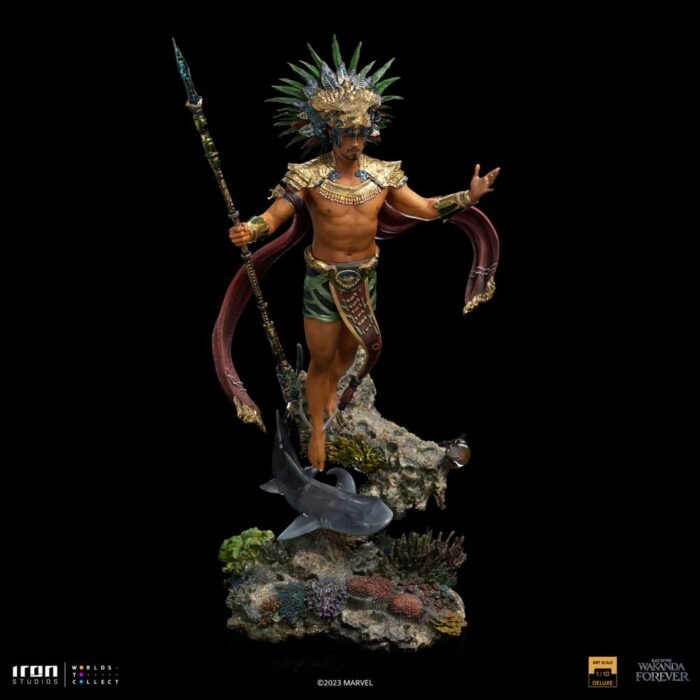 Iron Studios Black Panther Wakanda Forever Estatua 110 Deluxe Art Scale King Namor 27 cm 4