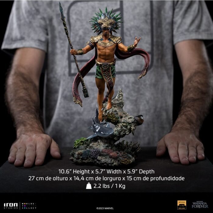 Iron Studios Black Panther Wakanda Forever Estatua 110 Deluxe Art Scale King Namor 27 cm 7