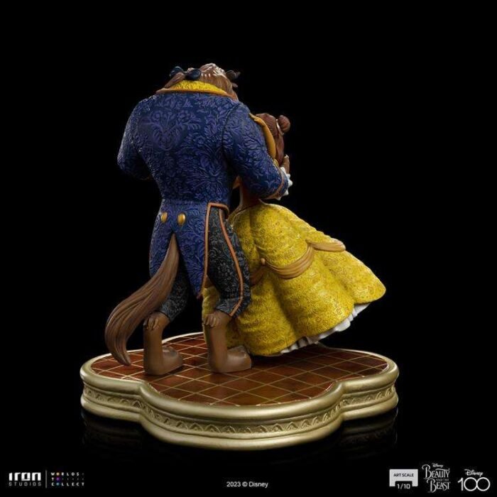 LA BELLA Y LA BESTIA DISNEY 100TH IRON STUDIOS 3