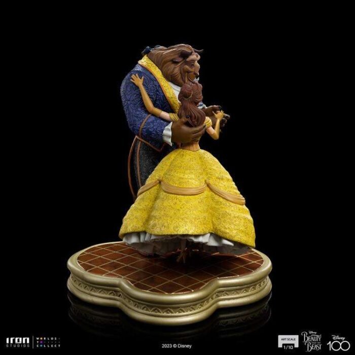 LA BELLA Y LA BESTIA DISNEY 100TH IRON STUDIOS 4