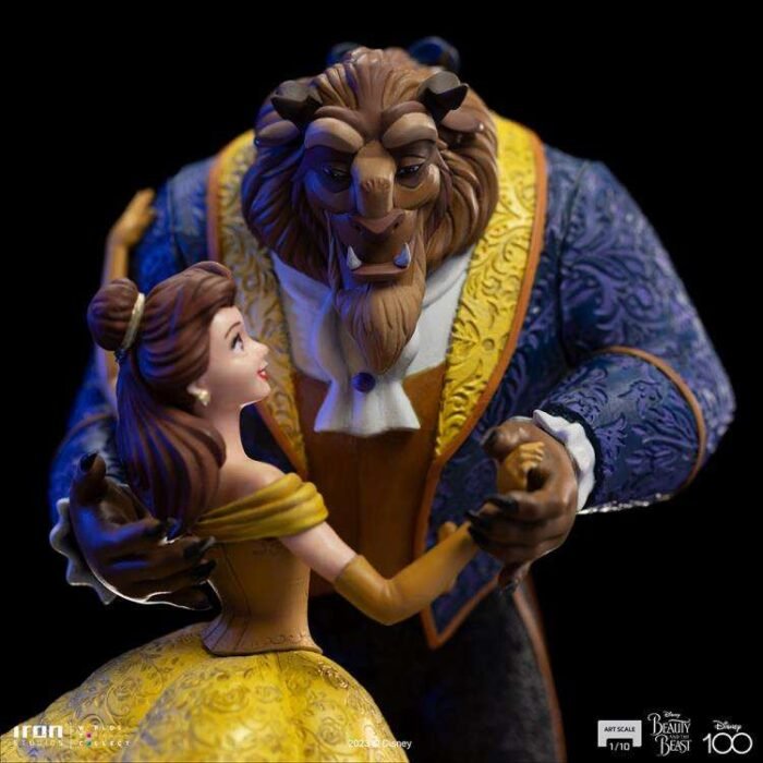LA BELLA Y LA BESTIA DISNEY 100TH IRON STUDIOS 5