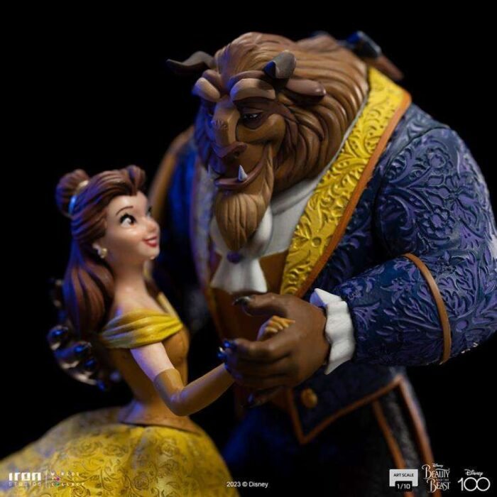 LA BELLA Y LA BESTIA DISNEY 100TH IRON STUDIOS 6