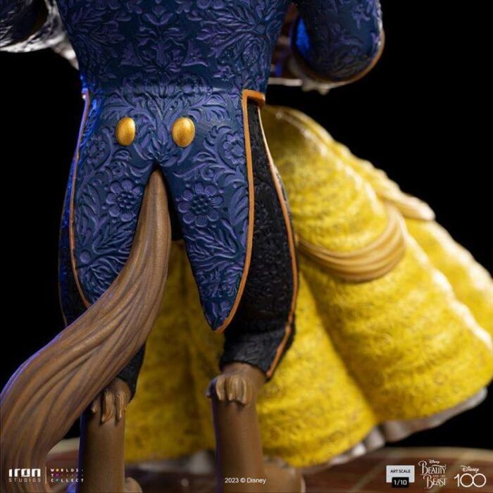 LA BELLA Y LA BESTIA DISNEY 100TH IRON STUDIOS 7