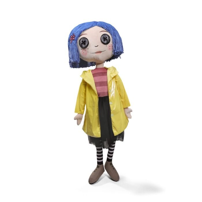 CORALINE PELUCHE TAMAÑO NATURAL CON OJOS DE BOTON 152 CM NECA