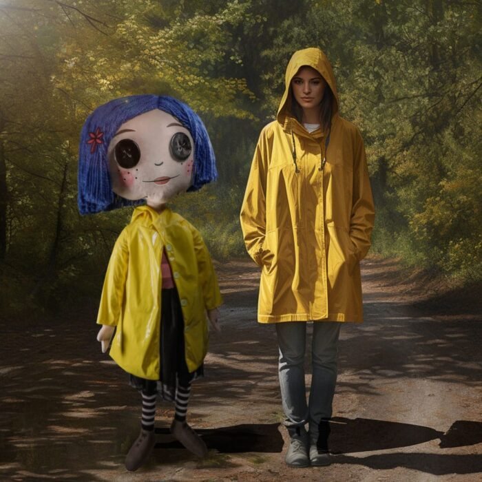 CORALINE PELUCHE TAMAÑO NATURAL CON OJOS DE BOTON 152 CM NECA 8