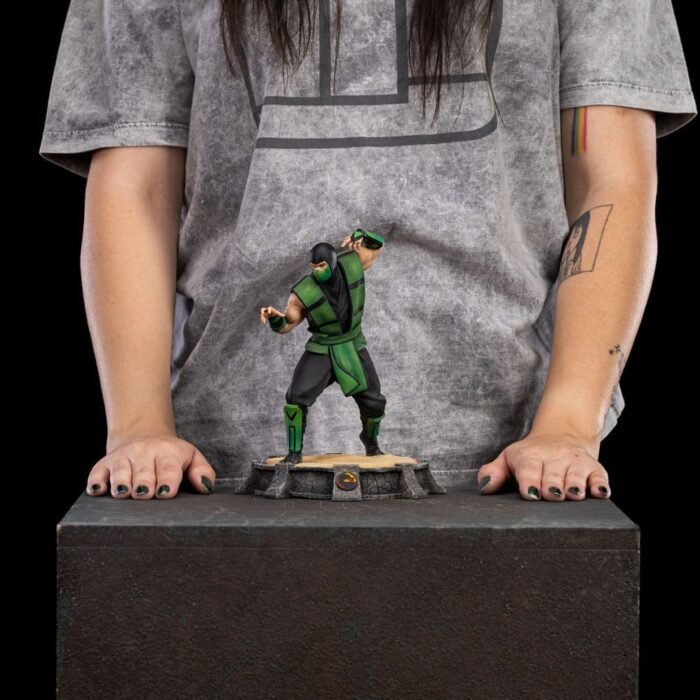 REPTILE MORTAL KOMBAT ESTATUA 110 ART SCALE 20 CM IRON STUDIOS 12