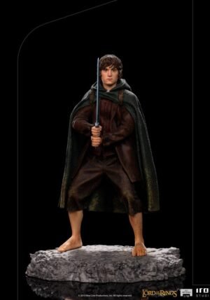EL SEÑOR DE LOS ANILLOS ESTATUA 110 BDS ART SCALE FRODO 12 CM IRON STUDIOS