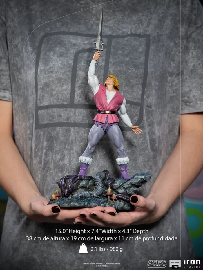 PRINCE ADAM 1/10 - HE-MAN - ART SCALE - IRON STUDIOS - Imagen 4