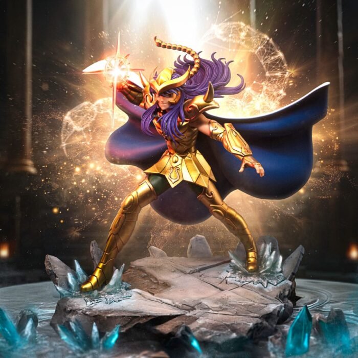 SAINT SEIYA ESTATUA 110 ART SCALE SCORPIO MILO 24 CM IRON STUDIOS 1