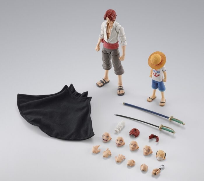 SHANKS & MONKEY D. LUFFY CHILDHOOD VER. ONE PIECE SH FIGUARTS 8