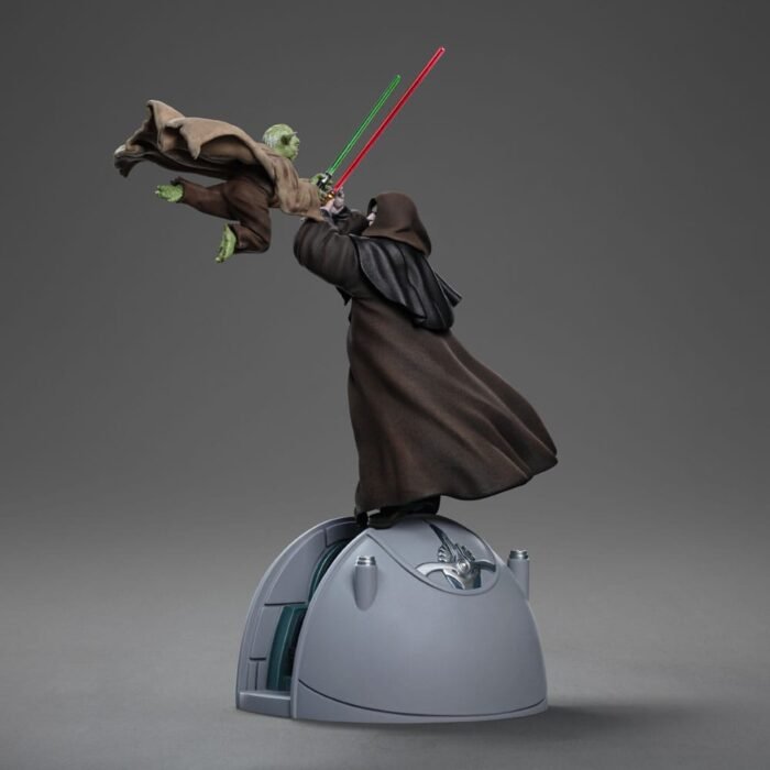 STAR WARS ESTATUA 110 DELUXE ART SCALE YODA VS EMPEROR PALPATINE (CCXP EXCLUSIVE 2024) 31 CM IRON STUDIOS 1