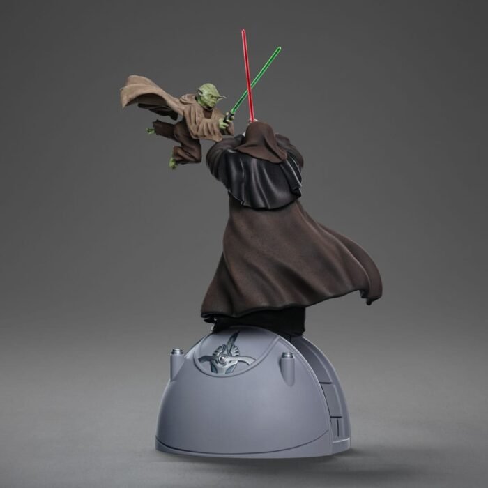 STAR WARS ESTATUA 110 DELUXE ART SCALE YODA VS EMPEROR PALPATINE (CCXP EXCLUSIVE 2024) 31 CM IRON STUDIOS 2