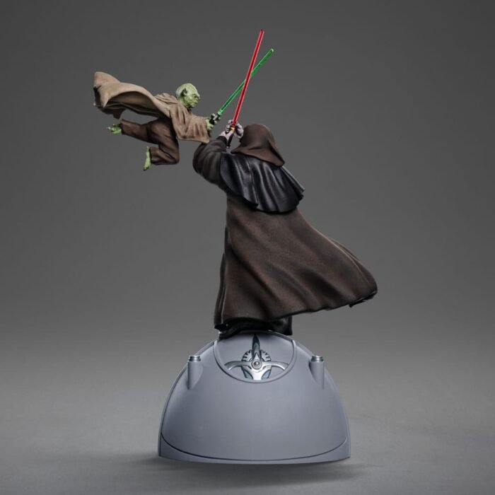 STAR WARS ESTATUA 110 DELUXE ART SCALE YODA VS EMPEROR PALPATINE (CCXP EXCLUSIVE 2024) 31 CM IRON STUDIOS