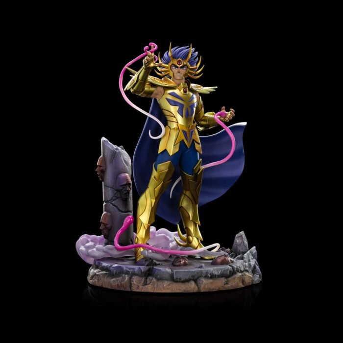 CANCER DEATHMASK ESTATUA ART SCALE 110 SAINT SEIYA IRON STUDIOS