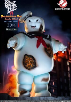 GHOSTBUSTERS STAY PUFT MARSHMALLOW MAN BURNIGN EDITION DELUXE