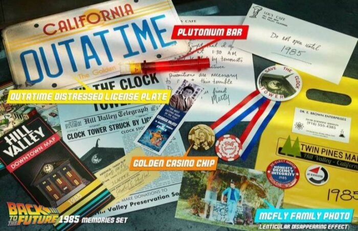 TIME TRAVEL MEMORIES STANDARD EDITION KIT REGRESO AL FUTURO DOCTOR COLLECTOR 1