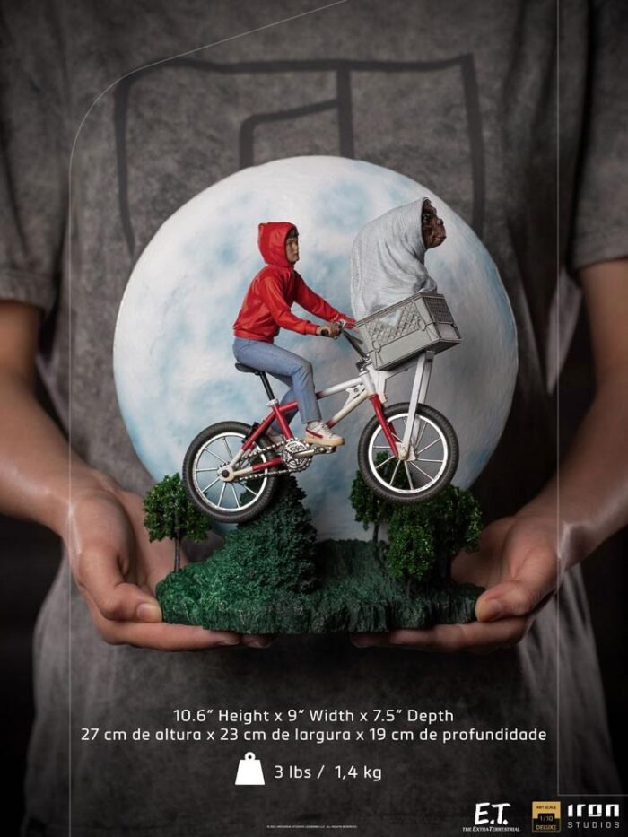 E.T. EL EXTRATERRESTRE ESTATUA 110 DELUXE ART SCALE E.T. & ELLIOT 27 CM IRON STUDIOS 8