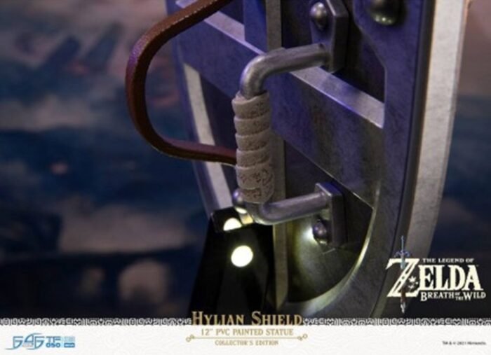 ESCUDO HYLIANO COLLECTOR EDITION THE LEGEND OF ZELDA BREATH OF THE WILD FIRST 4 FIGURES 3