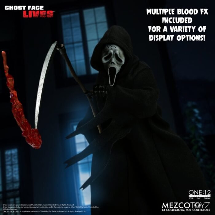 GHOST FACE SCREAM ONE 12 COLLECTIVE MEZCO TOYZ - Imagen 12