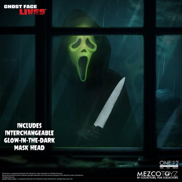 GHOST FACE SCREAM ONE 12 COLLECTIVE MEZCO TOYZ - Imagen 7