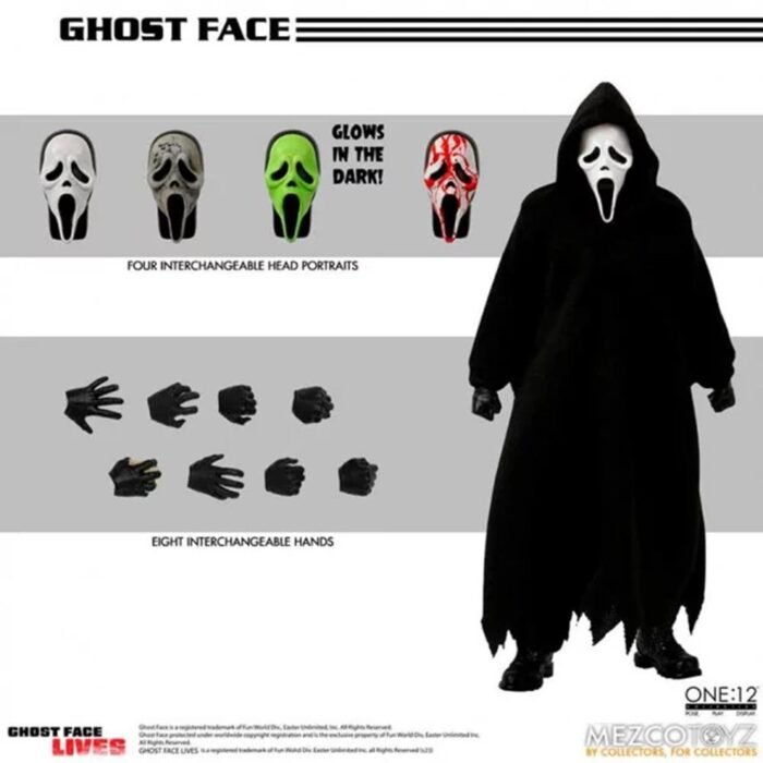 GHOST FACE SCREAM ONE 12 COLLECTIVE MEZCO TOYZ 2