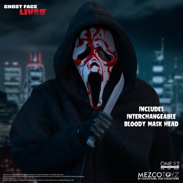 GHOST FACE SCREAM ONE 12 COLLECTIVE MEZCO TOYZ 9