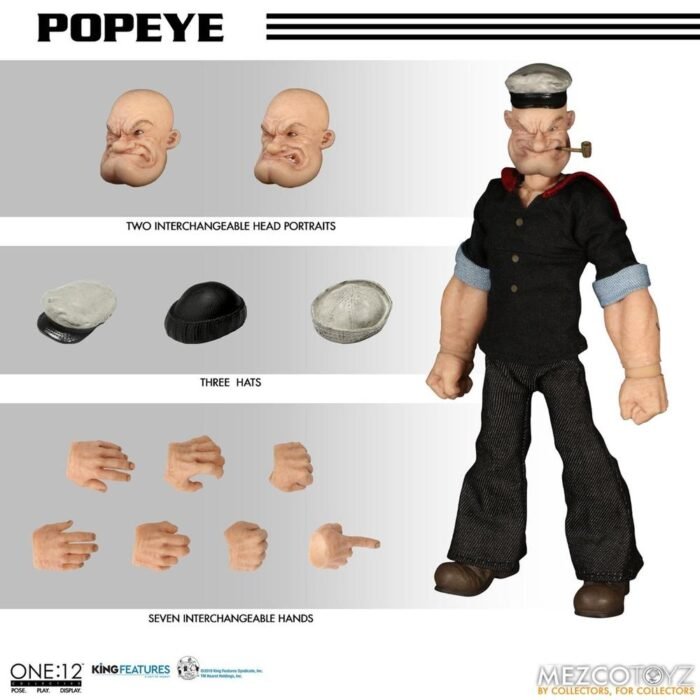 POPEYE ONE12 COLLECTIVE MEZCO TOYZ 12