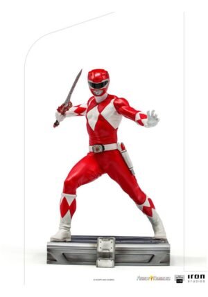 POWER RANGERS ESTATUA 110 BDS ART SCALE RED RANGER IRON STUDIOS