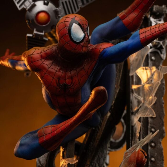 SPIDER-MAN ESTATUA 110 ART SCALE SPIDER-MAN 10TH ANNIVERSARY IRON STUDIOS 11