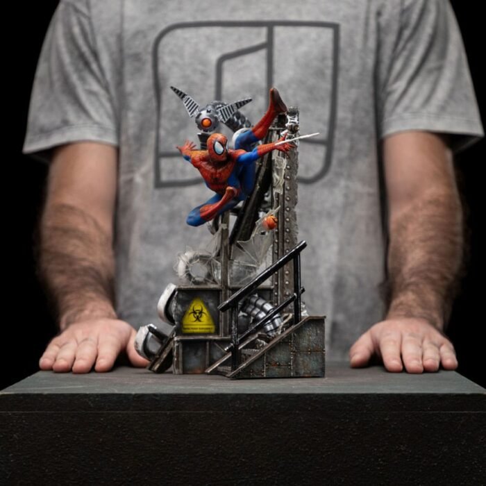 SPIDER-MAN ESTATUA 110 ART SCALE SPIDER-MAN 10TH ANNIVERSARY IRON STUDIOS 12