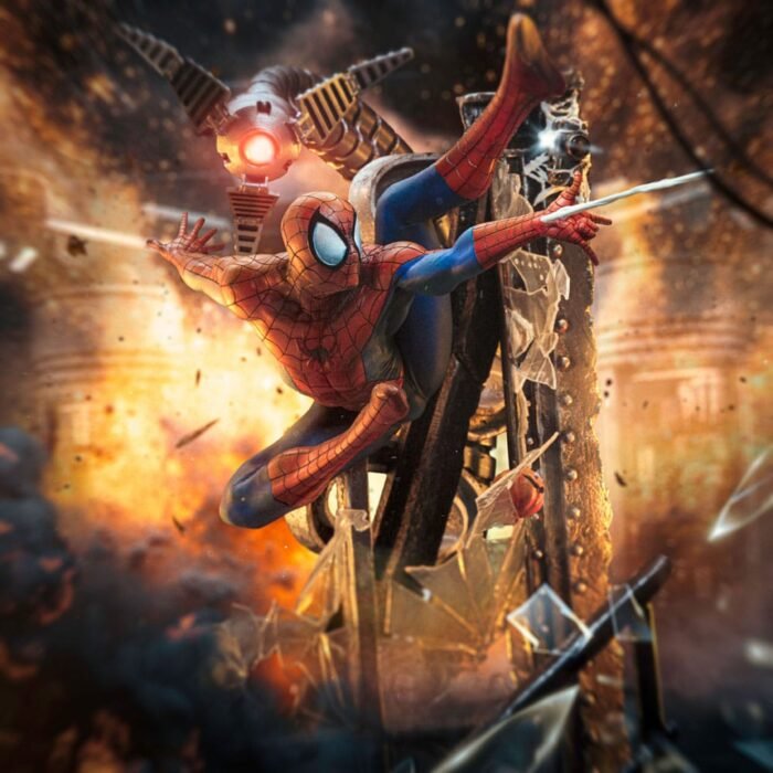 SPIDER-MAN ESTATUA 1/10 ART SCALE SPIDER-MAN 10TH ANNIVERSARY IRON STUDIOS - Imagen 6