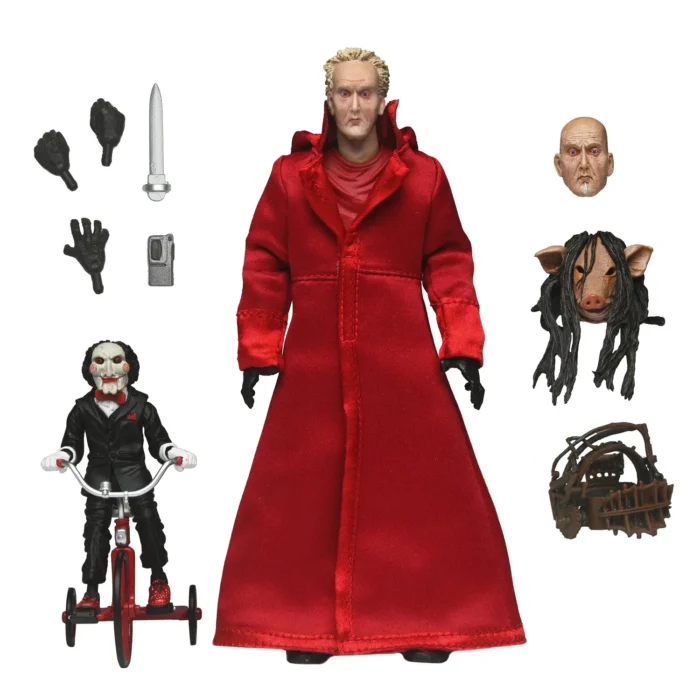 ULTIMATE JIGSAW KILLER RED ROBE SCALE ACTION SAW NECA 1
