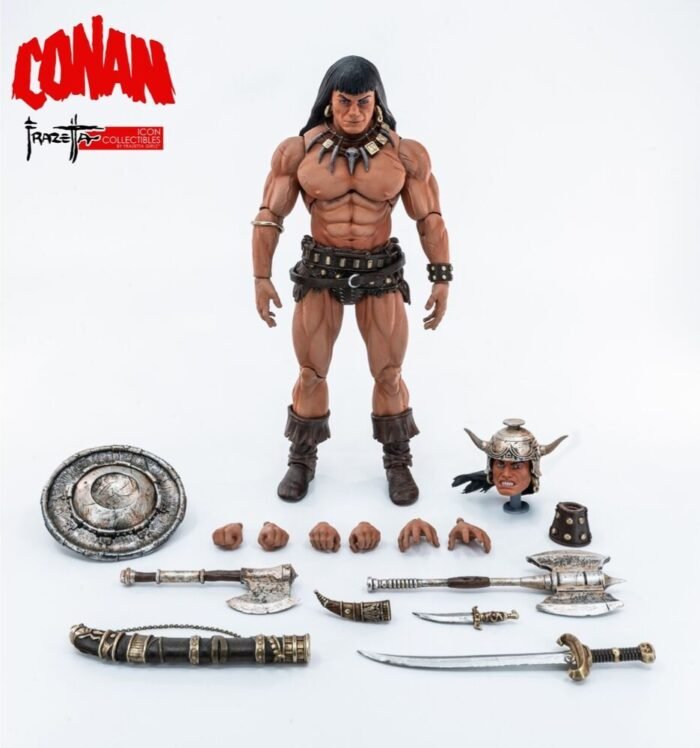 CONAN THE BARBARIAN 17 CM FRAZETTA GIRLS ICON COLLECTIBLES 112 SCALE