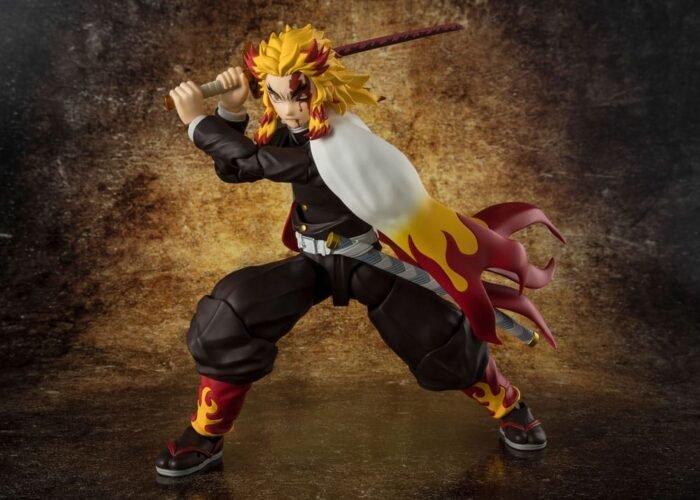 KYOJURO RENGOKU FIGURA 15 CM DEMON SLAYER KIMETSU NO YAIBA SH FIGUARTS 4