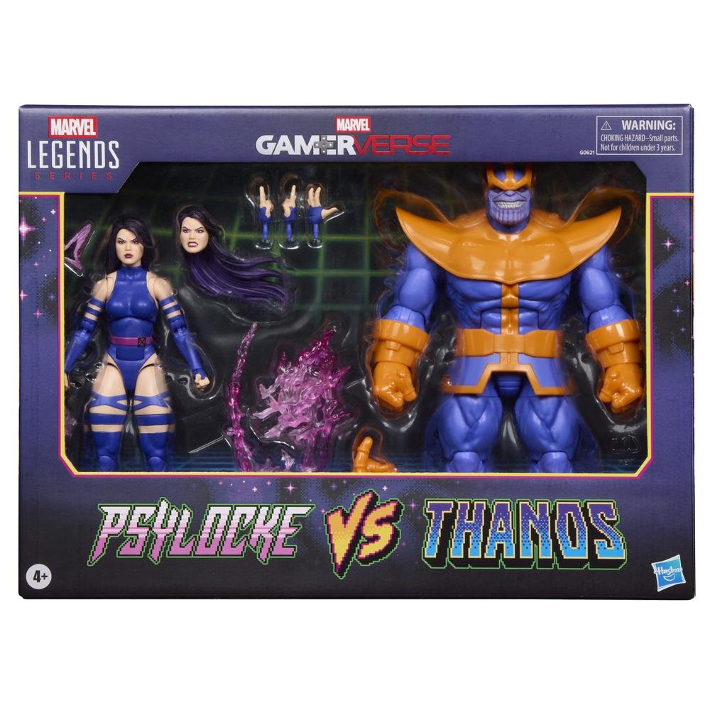 MARVEL LEGENDS SERIES GAMERVERSE PSYLOCKE VS THANOS HASBRO 7