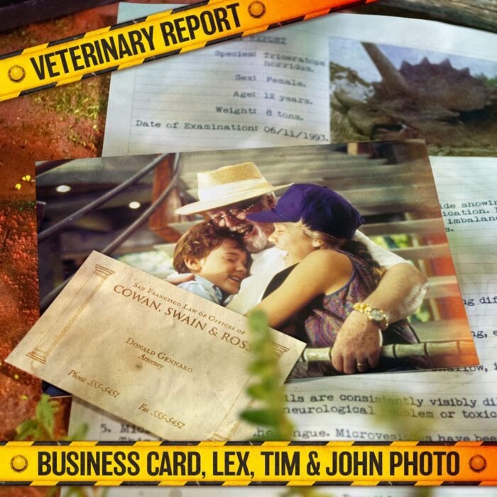 THE LOST MEMORIES COLLECTOR BOX JURASSIC PARK DOCTOR COLLECTOR - Imagen 5