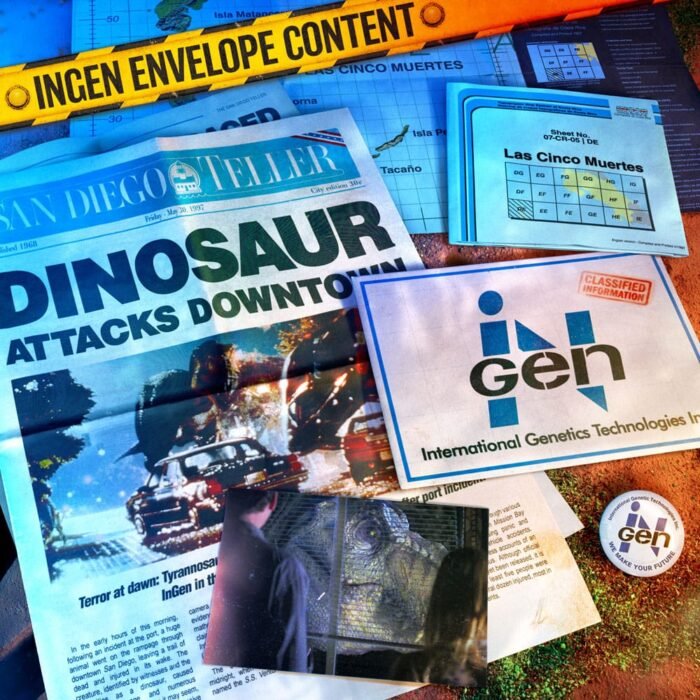 THE LOST MEMORIES COLLECTOR BOX JURASSIC PARK DOCTOR COLLECTOR 6
