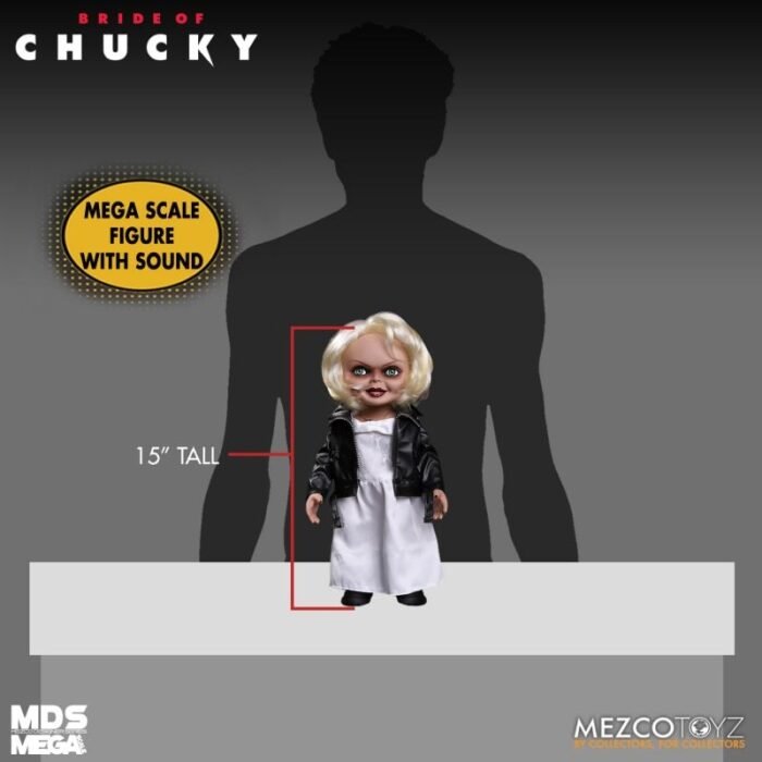 TIFFANY TALKING FIGURA 38 CM BRIDE OF CHUCKY MDS MEGA SCALE MEZCO TOYZ 6