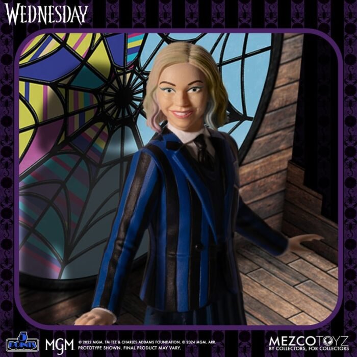 WEDNESDAY & ENID SET 2 FIG. WEDNESDAY 5 POINTS MEZCO TOYZ 10