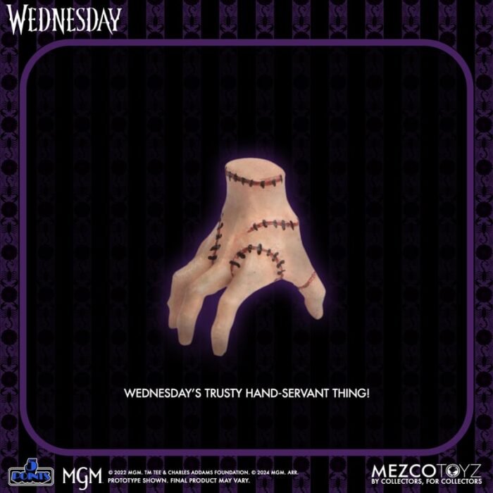WEDNESDAY & ENID SET 2 FIG. WEDNESDAY 5 POINTS MEZCO TOYZ 7