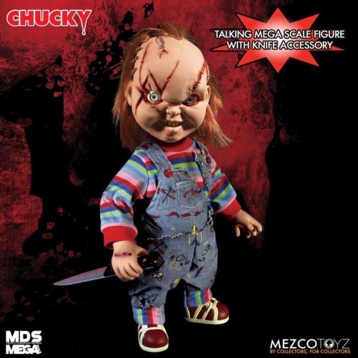 CHUCKY TALKING FIGURA 38 CM BRIDE OF CHUCKY MDS MEGA SCALE - Imagen 2