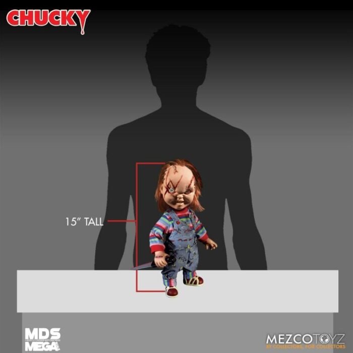 CHUCKY TALKING FIGURA 38 CM BRIDE OF CHUCKY MDS MEGA SCALE - Imagen 9