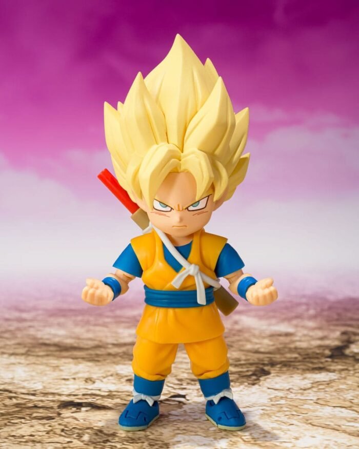 DRAGON BALL FIGURA S.H.FIGUARTS SUPER SAIYAN SON GOKU (MINI) DAIMA 8 CM 1