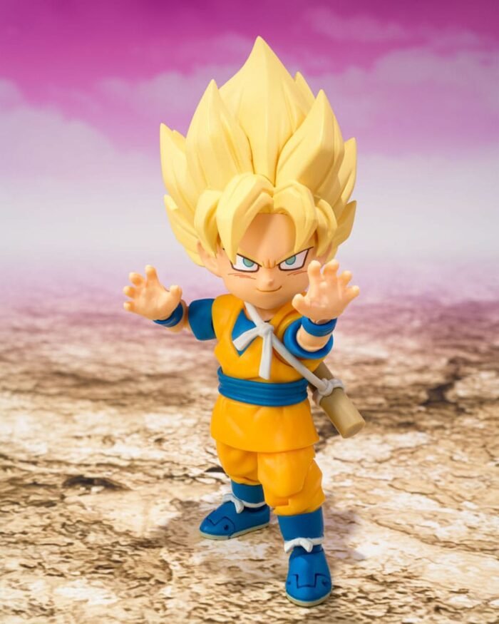 DRAGON BALL FIGURA S.H.FIGUARTS SUPER SAIYAN SON GOKU (MINI) DAIMA 8 CM 2
