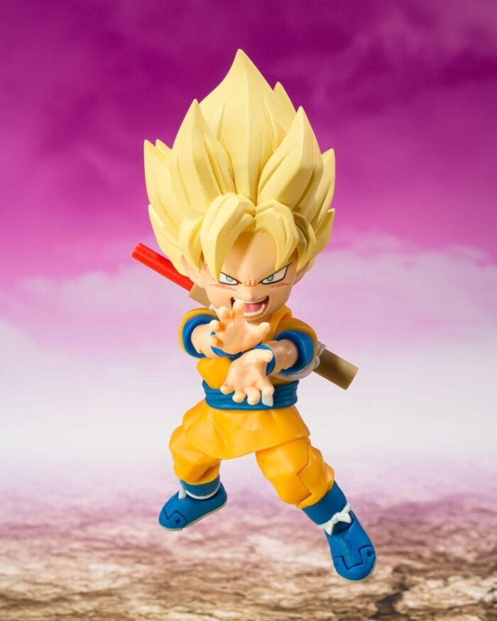 DRAGON BALL FIGURA S.H.FIGUARTS SUPER SAIYAN SON GOKU (MINI) DAIMA 8 CM 3