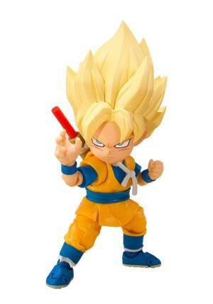 DRAGON BALL FIGURA S.H.FIGUARTS SUPER SAIYAN SON GOKU (MINI) DAIMA 8 CM