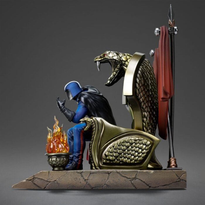 GI JOE ESTATUA 110 ART SCALE COBRA COMMANDER 25 CM IRON STUDIOS 1