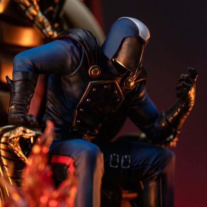 GI JOE ESTATUA 110 ART SCALE COBRA COMMANDER 25 CM IRON STUDIOS 12