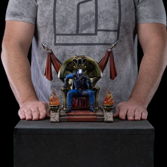 GI JOE ESTATUA 1/10 ART SCALE COBRA COMMANDER 25 CM IRON STUDIOS - Imagen 14