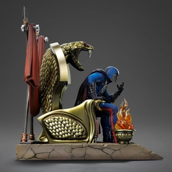 GI JOE ESTATUA 110 ART SCALE COBRA COMMANDER 25 CM IRON STUDIOS 2